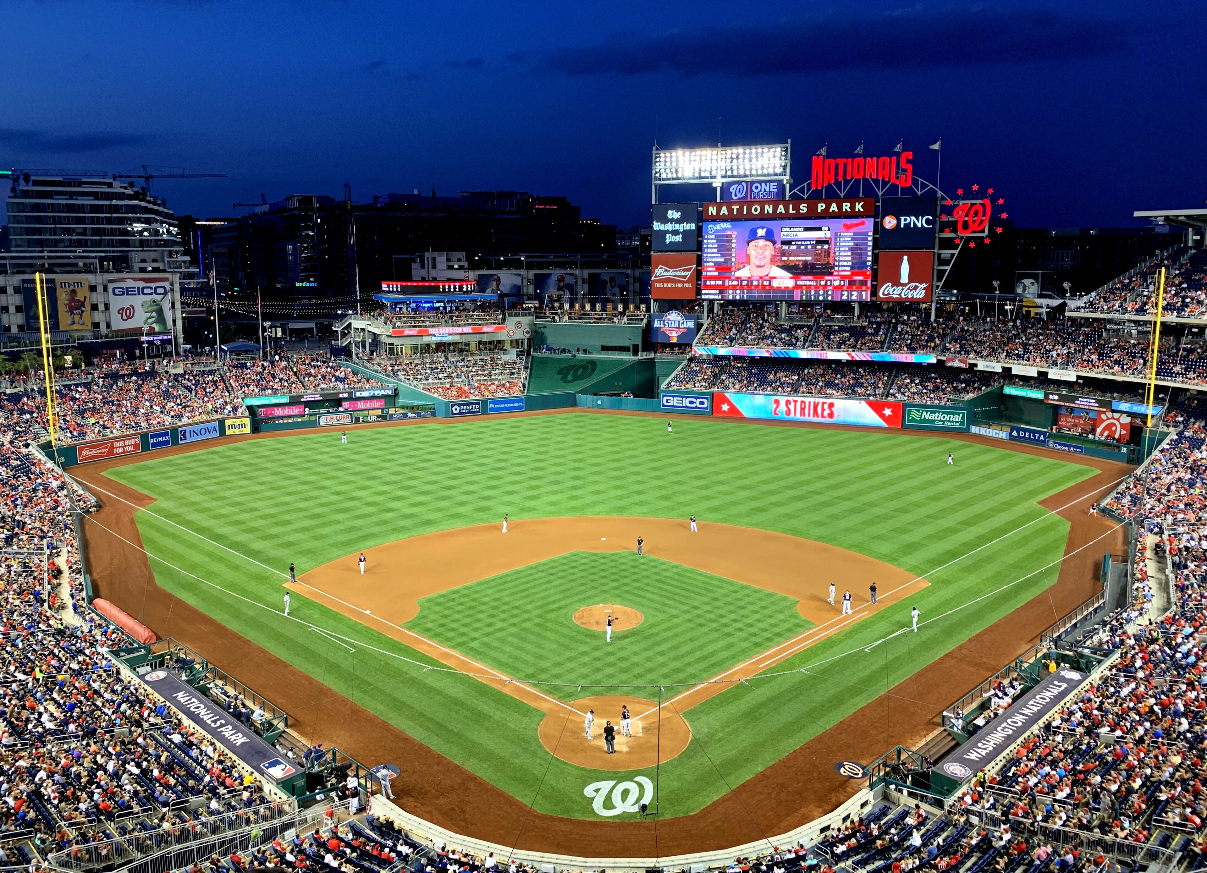 Nationals Park, home of the Washington Nationals