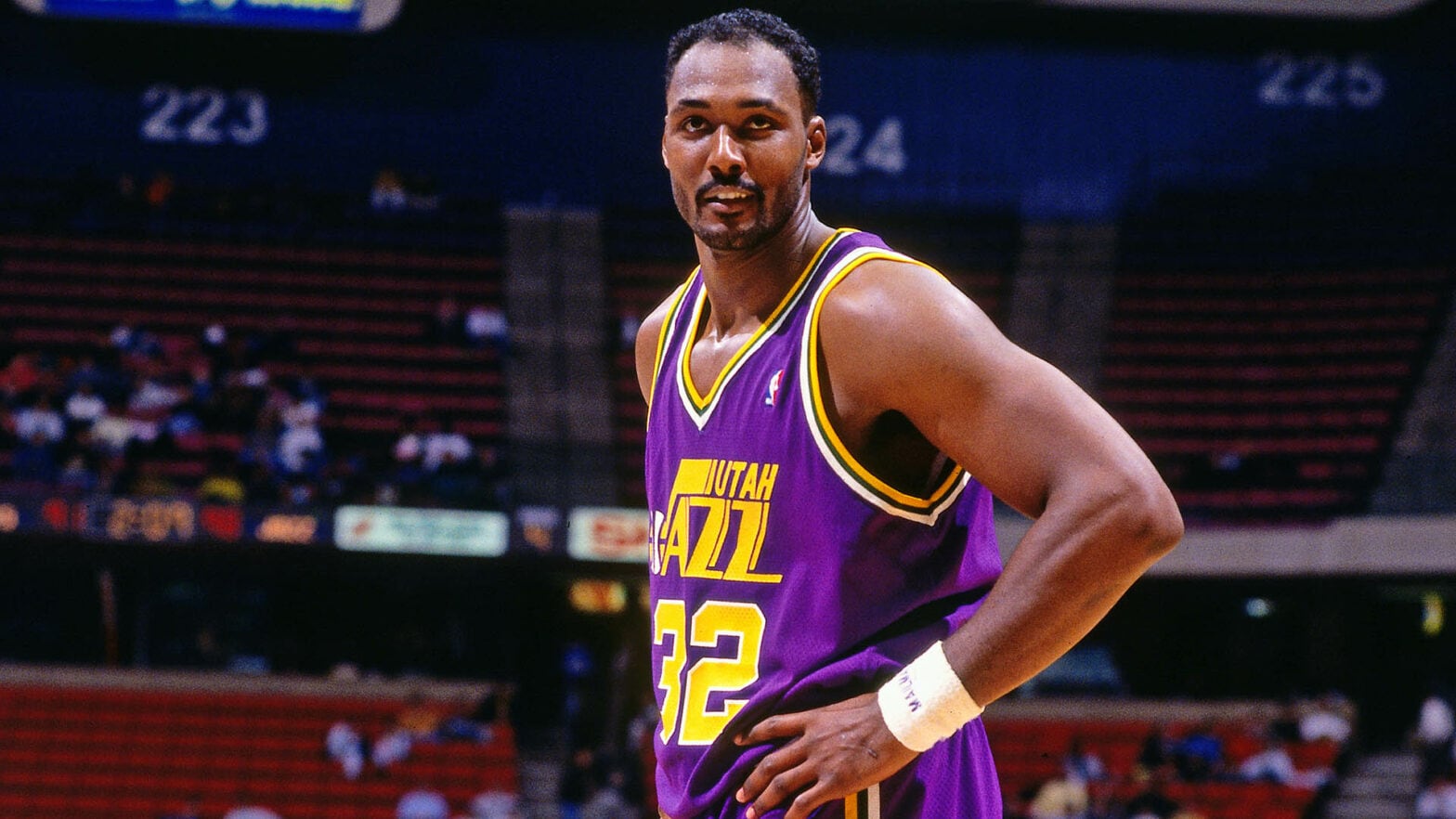 Karl Malone portrait