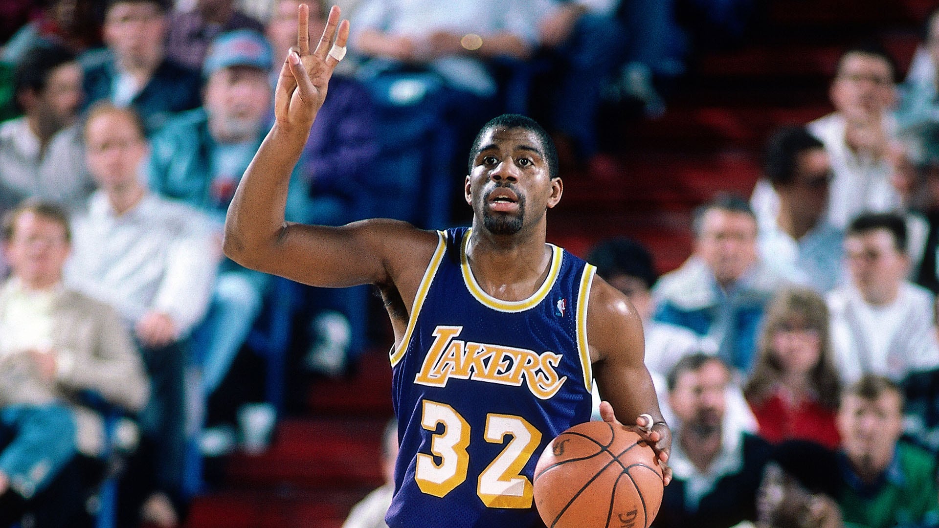 Magic Johnson portrait